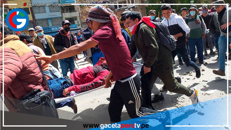 Dos fallecidos y al menos 10 heridos en enfrentamientos de la población con la Policía en Andahuaylas