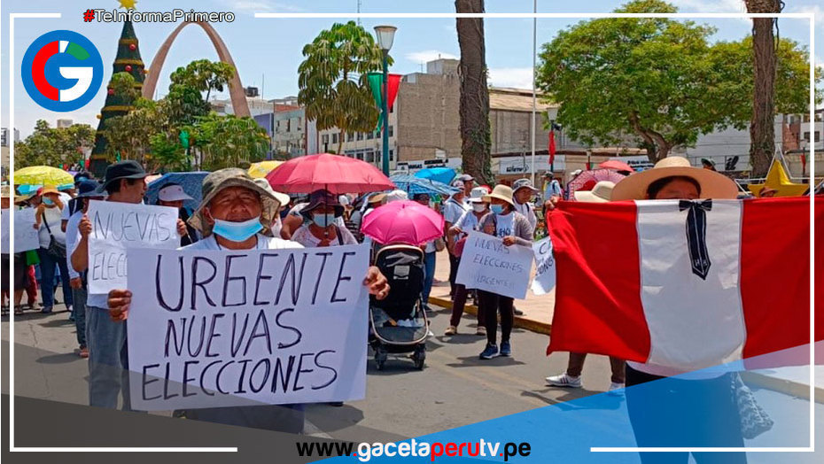 Agricultores y vendedores de ropa de Tacna se suman a protestas por nuevas elecciones