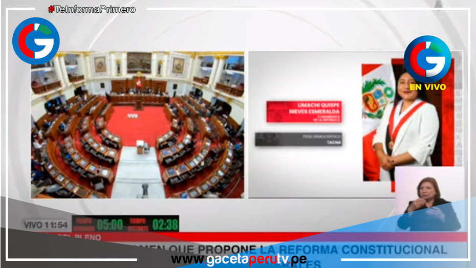 Congresistas debaten dictamen para el adelanto de Elecciones Generales