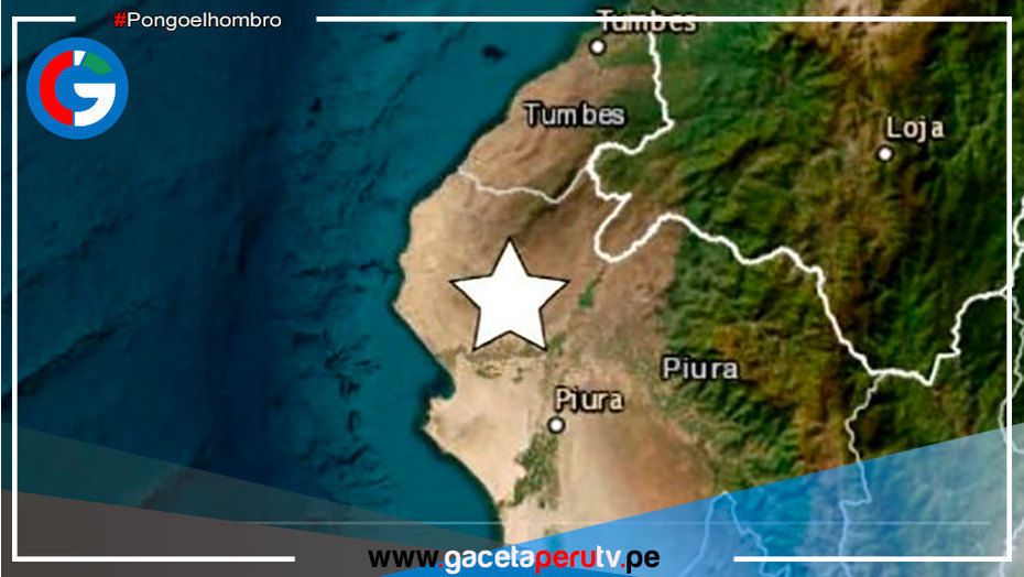 Un sismo de magnitud 4.0 remeció Sullana