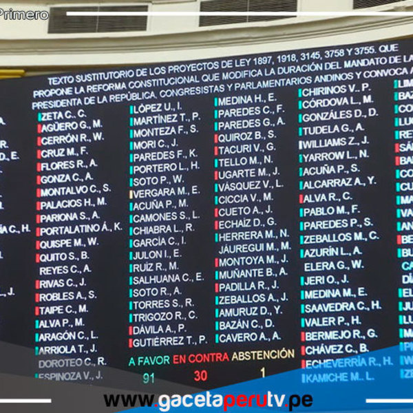 Aprobaron proyecto para adelanto de elecciones para abril de 2024