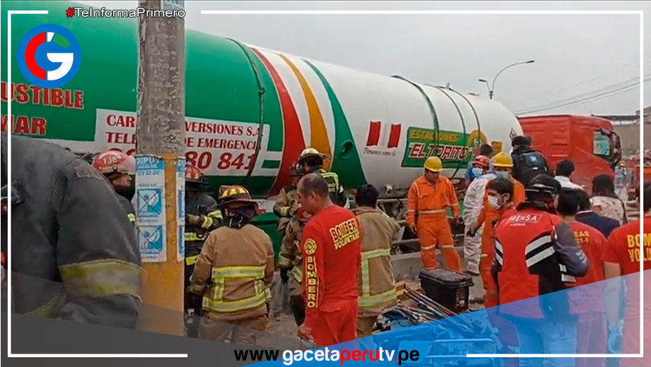 Accidente en Ate: Mujer perdió la pierna en choque entre un tren y un camión cisterna
