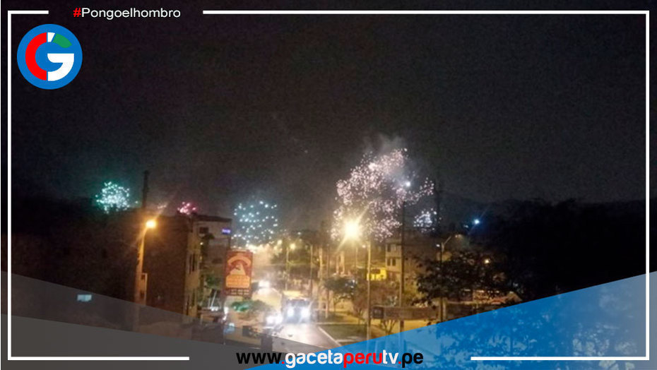 Quema de pirotécnicos incrementó en 60% contaminación del aire en Lima