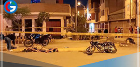 Dos hombres fueron asesinados con armas automáticas en la avenida Dominicos