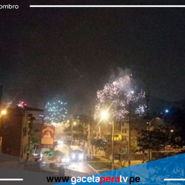 Quema de pirotécnicos incrementó en 60% contaminación del aire en Lima