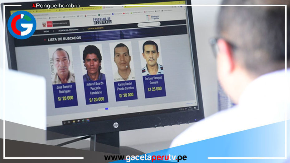 Programa de Recompensas logró captura de 180 requisitoriados en 2022