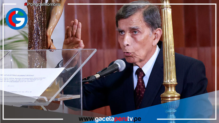 Nuevo Ministro de Defensa juramentó esta tarde