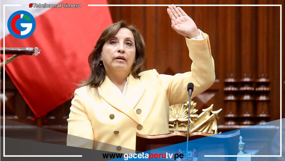 Dina Boluarte jura como Presidenta del Perú