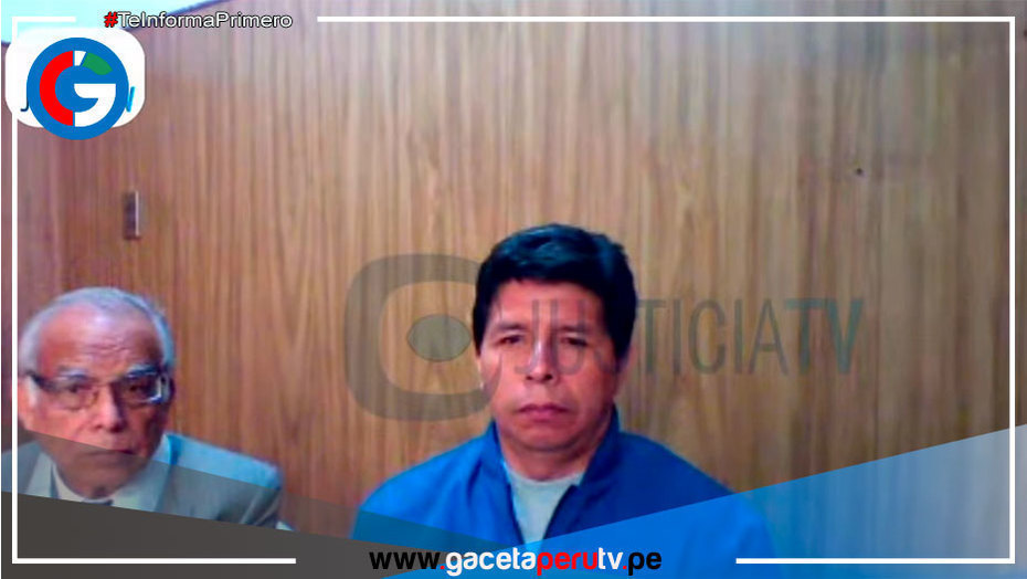 Ordenan siete días de detención preliminar contra Pedro Castillo por el presunto delito de rebelión