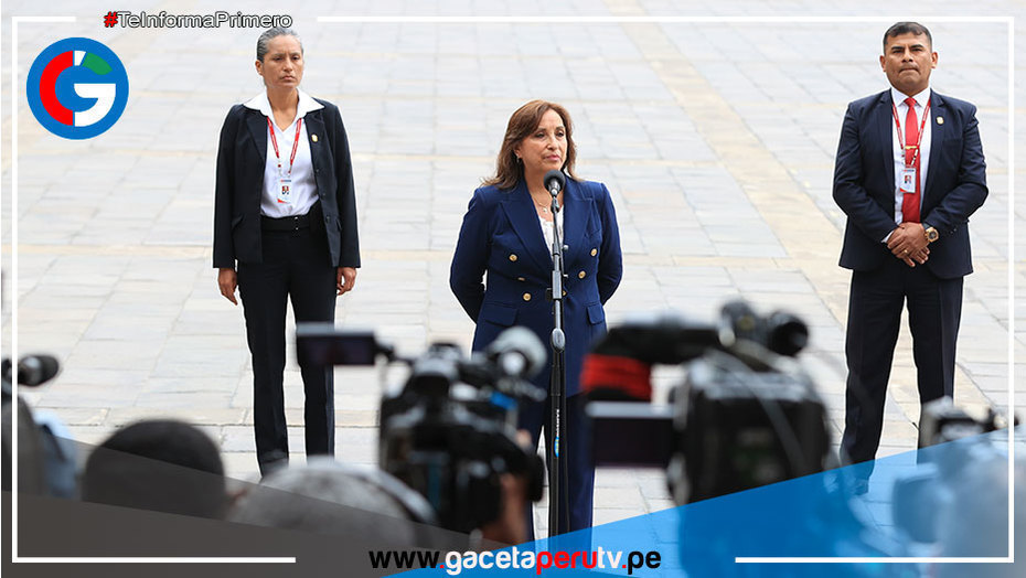 Boluarte: "Asunción de mando es una oportunidad para reorientar el país"