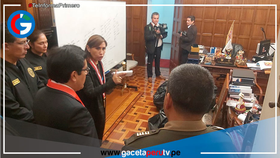 Fiscalía de la Nación Realiza diligencias en Palacio de Gobierno por investigaciones contra Castillo