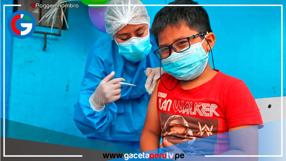 Fijan su objetivo en vacunar contra la covid-19 a unos 125,000 niños en la Región Lima