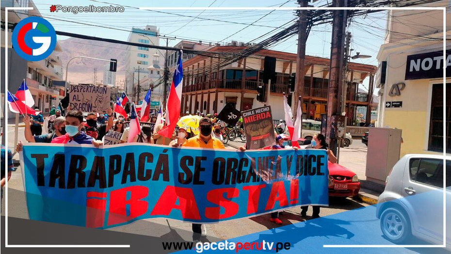 Bloqueo en Chile: Se muestran protestas por la crisis migratoria e inseguridad