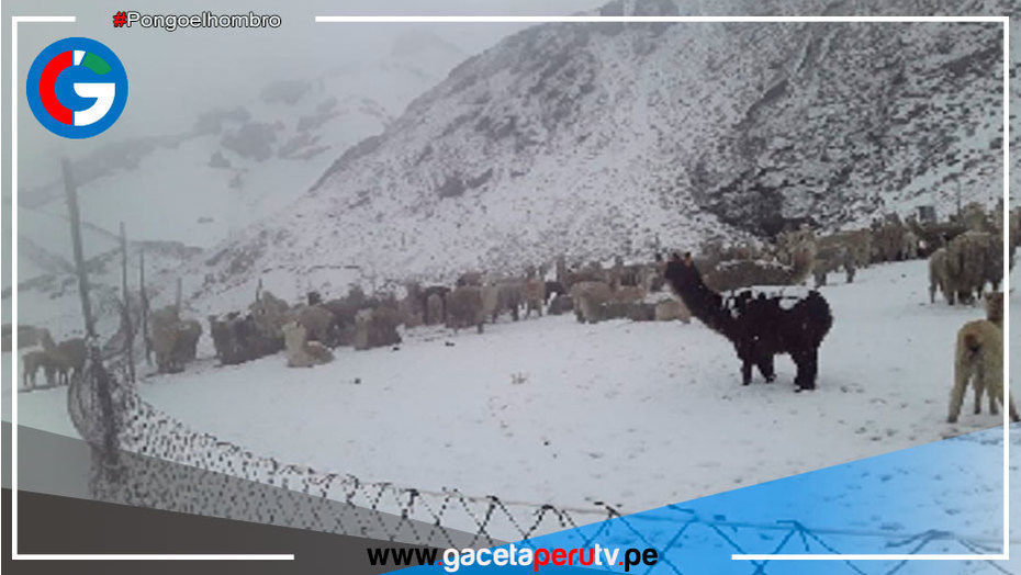 Precipitaciones sólidas caerán en la sierra centro y sur hasta el domingo