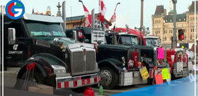 Declaran estado de emergencia por protestas de camioneros antivacunas 