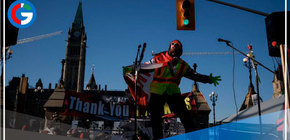 Canadá: Camioneros que ocupan Ottawa responden a Justin Trudeau con una fiesta callejera