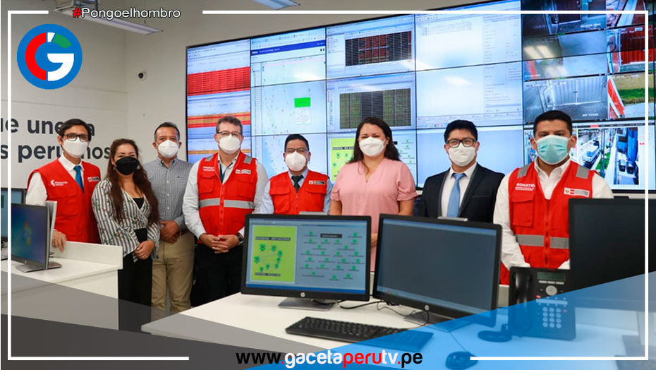 Inspeccionan centro de la Red Dorsal Nacional de Fibra Óptica en Huachipa