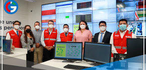 Inspeccionan centro de la Red Dorsal Nacional de Fibra Óptica en Huachipa