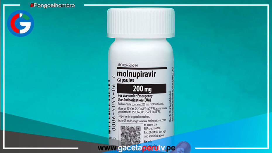 Autorizan uso en Perú del Molnupiravir, píldora para tratar covid-19