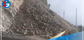 Derrumbe de cerro provoca bloqueo vial en provincia de Bolognesi en Ácash