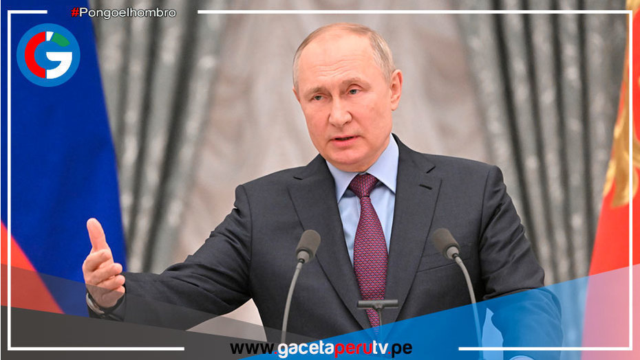 Vladimir Putin: "Es una medida a la que nos vimos obligados, simplemente no nos dejaron la opción de actuar de otra manera"