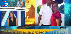 Mujer lleva esperando un año las cenizas de su madre