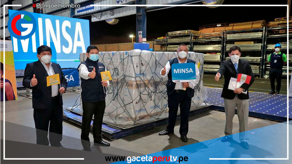 El Perú recibió un nuevo lote de 624,000 vacunas pediátricas Pfizer