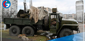 Tropas rusas se acercan a Kiev desde el norte y el este en Ucrania