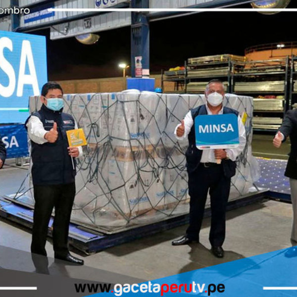 El Perú recibió un nuevo lote de 624,000 vacunas pediátricas Pfizer 