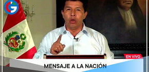 “La Fiscalía estaría formando parte de un complot para desestabilizar al Gobierno” dijo Pedro castillo