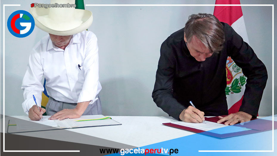 Castillo y Bolsonaro suscribieron acuerdos sobre salud