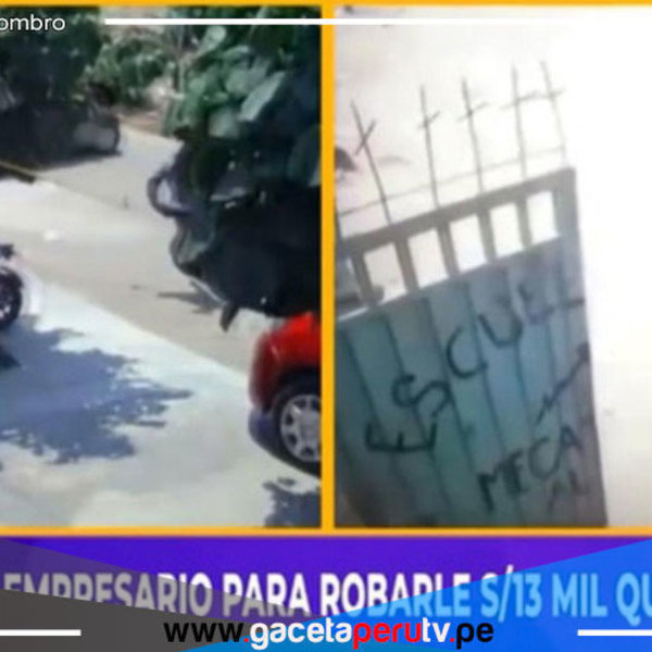 Disparan a empresario en San Martin de Porres y le hurtan trece mil soles 