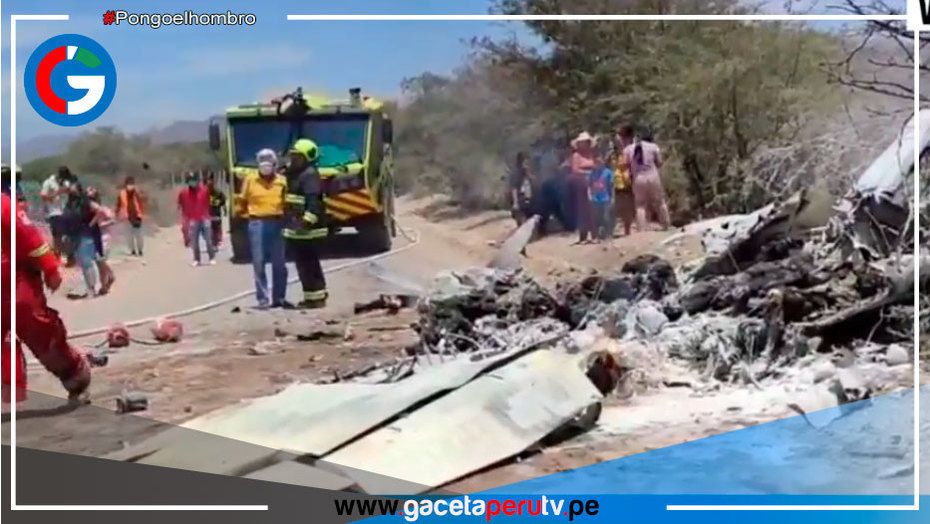 Siete muertos deja caída de avioneta en Nasca