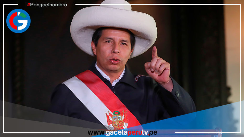Pedro Castillo anuncia recomposición del Gabinete Ministerial