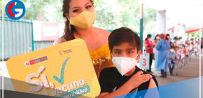 Niños a partir de los 9 años ya pueden recibir sus primeras dosis 