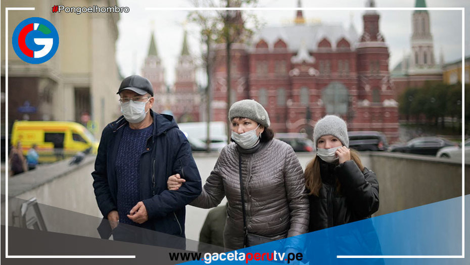Registran casi medio millón de casos de covid-19 en tres días en Rusia
