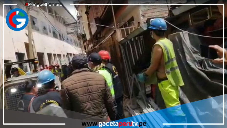 Hallan restos de dos personas entre escombros, confirmó vicecomandante de los Bomberos en Retamas