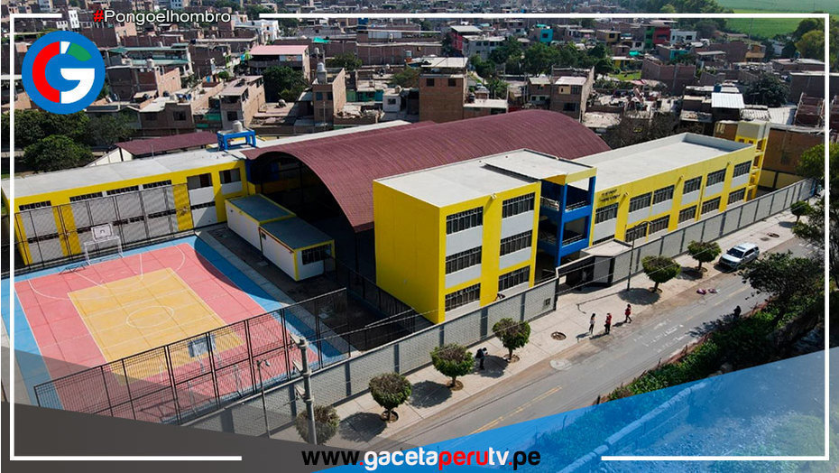 Inauguran primer colegio edificado mediante modalidad gobierno a gobierno en la Libertad
