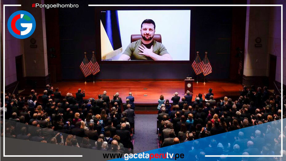 Zelenski habló ante el congreso de los E.E.U.U