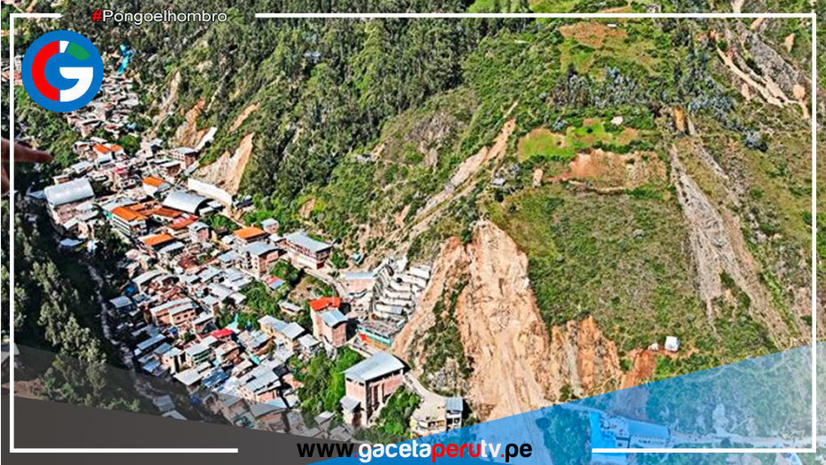 Gobierno declara emergencia en Retamas tras deslizamiento