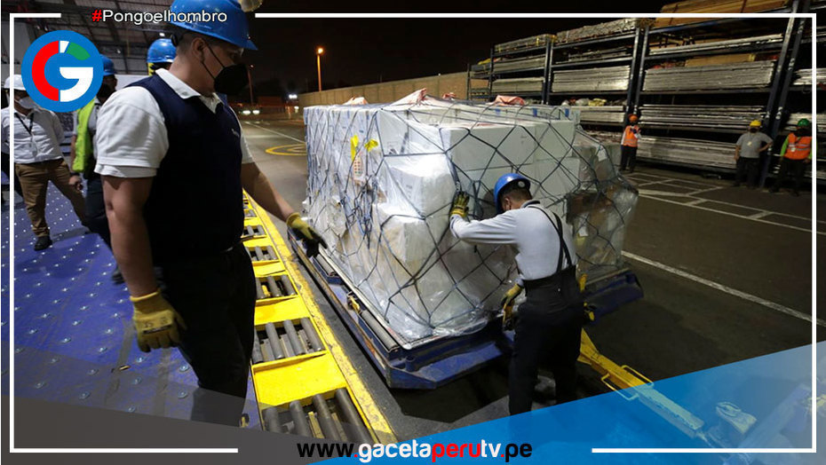 Este viernes llegan al Perú 780,000 dosis de vacunas contra el covid-19