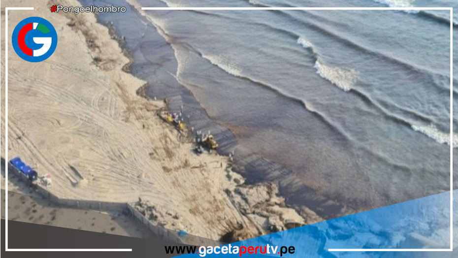 Repsol menciona que limpieza del mar perjudicado por derrame de petróleo avanzó el 94%
