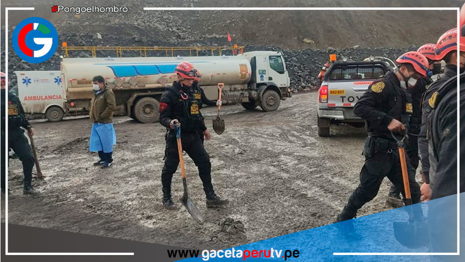 Empresa El Brocal asegura que continúa con labores de rescate en mina Colquijirca