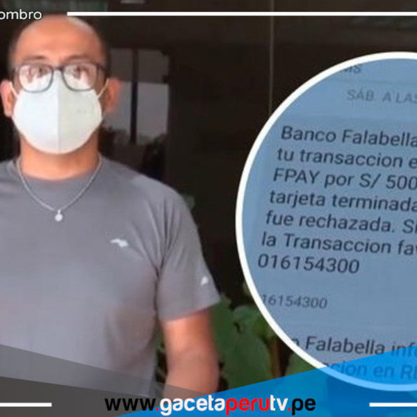 Médico denunció que le intentaron robar 5.000 soles mediante una estafa por internet