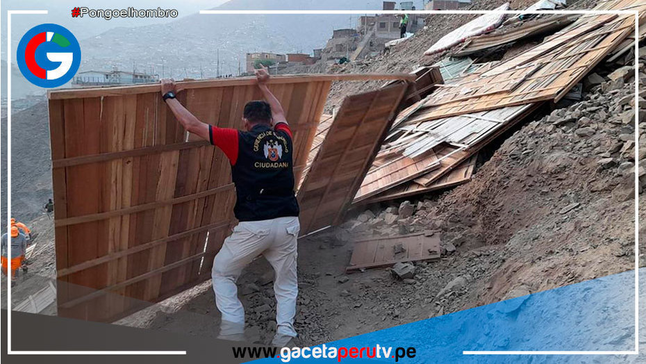 En operativo desalojan a invasores de laderas en Huaycán considerada área protegida