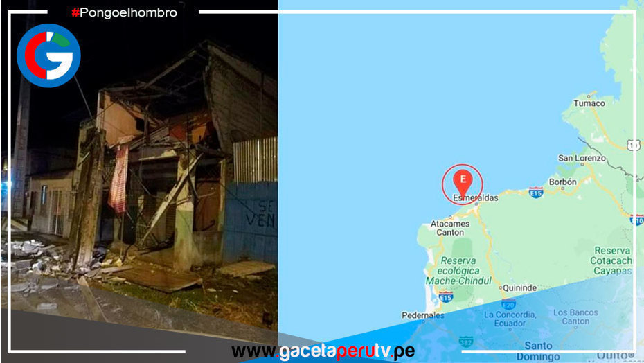 Fuerte Sismo de 6 sacude la costa de Ecuador y se siente también en Quito