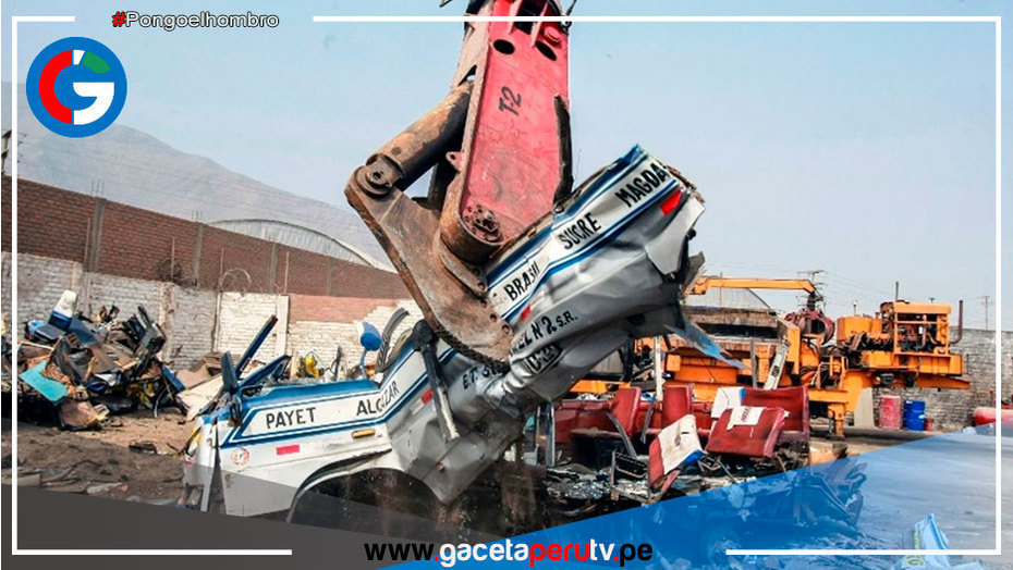 Esta semana se inicia proceso de chatarreo en Lima y Callao