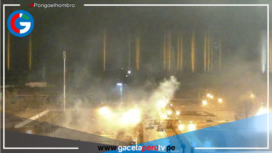 Se desata un incendio en central nuclear tras bombardeo ruso