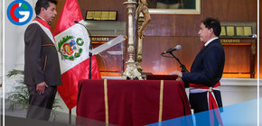 Presidente Castillo toma juramento a Nicolás Bustamante como ministro de Transportes y Comunicaciones