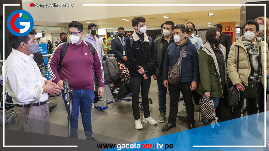 Llegó el primer grupo de connacionales repatriados de Ucrania